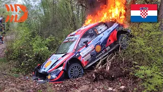 Dramatic Crash for Solberg - Day 2 Morning Highlights from Croatia Rally 2022