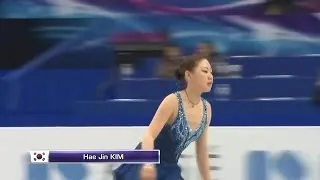 2014 WC 김해진 Hae Jin KIM SP Group Warm-up (720P No Commentary)