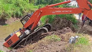 TATA HITACHI EX200Lc Earth Work Video 😀