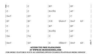 Gypsy Jazz / Manouche - Seul Ce Soir 110bpm  (Play along / Backing Track )