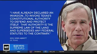 Governor Greg Abbott issues new invasion declaration at the border