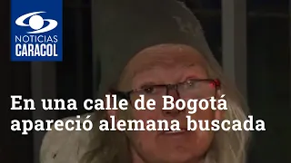 En una calle de Bogotá apareció una alemana a la que su familia en EE. UU. busca desde febrero