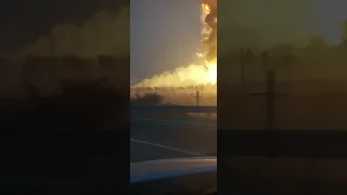 Взрыв в воинской части, горит склад с боеприпасами. Тараз,  26 августа 2021 г