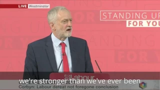 Jeremy Corbyn | BBC News | More determined than we've ever been