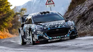 Test Ford Puma Rally1 Hybrid | Greensmith G. | Fourmaux A. | Monte Carlo 2022