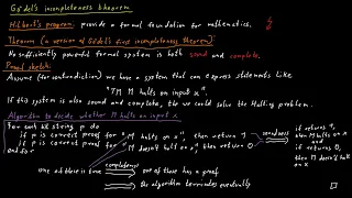 Gödel's Incompleteness Theorem