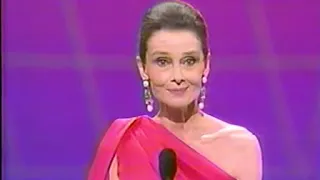 Audrey Hepburn's final Oscar appearance on the 64th Academy Awards 1992