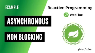 Spring Boot WebFlux | Asynchronous and Non Blocking Reactive Programming | Example | Javatechie