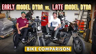 Early Model Dyna vs. Late Model Dyna - Thrashin Supply Bike Comparison