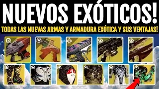 TODOS LOS NUEVOS EXÓTICOS de LA FORMA FINAL! - Armas y Armadura Exótica y Sus Ventajas | Destiny 2