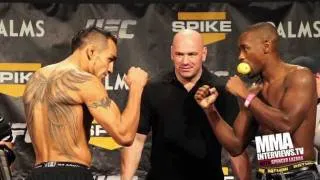 The Ultimate Fighter 14 Finale Weigh-ins: MAYHEM MILLER VS MICHAEL BISPING