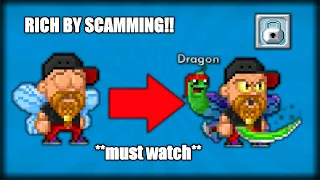 How to scam in pixel worlds! **get many wls**