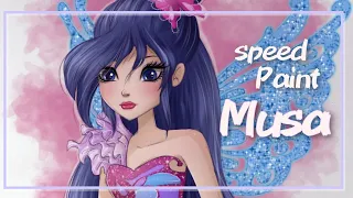 Speed Paint - WINX CLUB 8 MUSA BUTTERFLYX | Tácyla Priscila Art