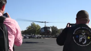 Veterans Day 2015 Las Positas College WWII Veterans UH-1H Iroquois “Huey” Landing Camera2