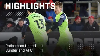 Lads Held At Rotherham | Rotherham United 1 - 1 Sunderland AFC |  EFL Championship Highlights