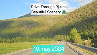 A Beautiful Scenery Drive Through Gaustatoppen And Rjukan 🛣🌴😍 Norge