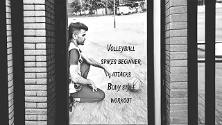How to Volleyball spikes beginner attacks Body style tech step by step Tamil |volleyball tips.