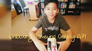 Samsung Galaxy A71 Unboxing