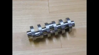 Turning a 1 Piece Miniature Crankshaft....This one is pretty cool