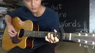 What Are Words (Chris Medina) Guitar solo (Fingerstyle) Cover