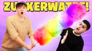 REGENBOGEN ZUCKERWATTE XXL SELBER GEMACHT!