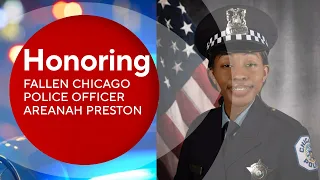 Procession and vigil Tuesday for CPD Officer Areanah Preston