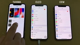 iPhone X OEM VS OLED VS TIANMA Quality