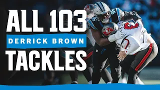 Watch All Of Derrick Brown's Tackles From 2023 | Carolina Panthers
