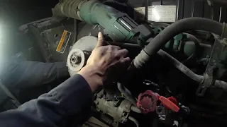HOW TO REPLACE ALTERNATOR AND POWER STEERING PUMP ON VOLVO D12