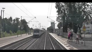 Führerstandsmitfahrt Braunschweig Hbf - Helmstedt - Magdeburg Hbf [Zeitraffer]