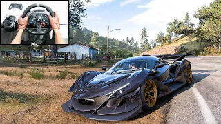 Apollo Intensa Emozione | Forza Horizon 5 | Logitech g29 gameplay