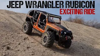 RC Car Jeep Wrangler Rubicon :: Sandy Beach Bash :: Traxxas TRX4 Chassis