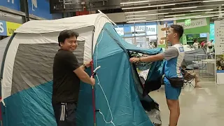 paano mag set up ng DECATHLON TENT QUECHUA ARPENAZ FAMILY 4.1