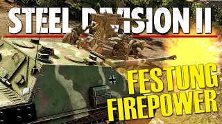 FIREFIGHTING with NEW FESTUNG DUNKIRCHEN in HUGE 10v10! | Steel Division 2 Gameplay