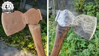 Vintage Rusty Carpenter's Axe | Full Restoration