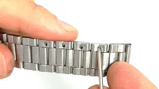 How to Adjust a Casio Watch Band for a few minutes