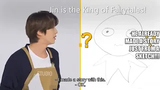 BTS Jin Proved Himself the Real King of Fairytales!