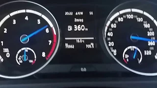 Volkswagen Golf VII R 300hp TOP SPEED