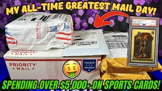 *THE CRAZIEST SPORTS CARD MAIL DAY I'VE EVER HAD!🔥 BANGERS AFTER BANGERS🤯