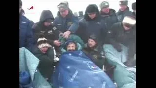 Expedition 26's Soyuz Lands Safely in Kazakhstan