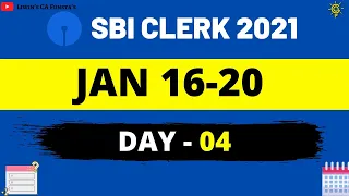 🔴 20/20 Vangiye Aganum🔥 - Day -04 | Jan 16 - 20 | SBI CLERK 2021 Mega Quiz | CA Funsta