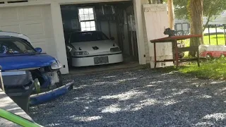 H2b turbo Crx UPDATE Pulls out the garage !