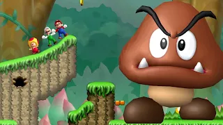 NEWER Super Mario Bros. Wii: Rescue Peach - 3 Player Co-Op Part 10 Mini-Mega Island - HILARIOUS!