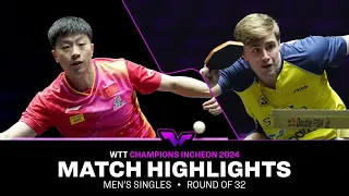 Ma Long vs Truls Moregard | MS R32 | WTT Champions Incheon 2024