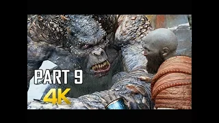 GOD OF WAR Gameplay Walkthrough Part 9 - Mountain Troll (PS4 PRO 4K Commentary 2018)