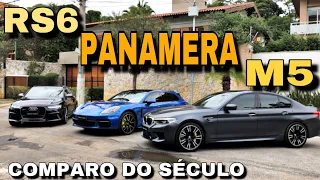 TESTE: RS6 X PANAMERA SPORT TURISMO X M5 COMPETITION - O MELHOR CARRO?! PIROVANI | ApC