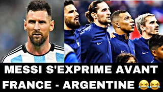 MESSI S’EXPRIME AVANT FRANCE - ARGENTINE 😂😂😂 #worldcup