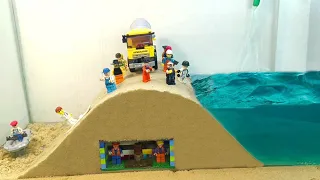 Legova Catastrophe: Buried under the Waves. Lego Dam Breach Experiment