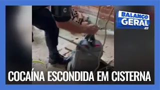 TRÁFICO DE DROGAS: COCAÍNA ESTAVA ESCONDIDA EM CISTERNA