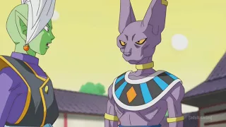 Beerus DESTROYS Zamasu. [ENGLISH DUBBED]